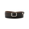 Schott 782-5971002 Perfect Belt Narrow Men's, 010 black