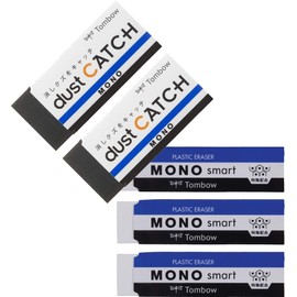 Tombow ET-ST MONO Smart Eraser Fine 9 g, MONO Smart + dust Catch