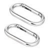2 Pcs Spring O Ring Clip for Purse Strap -
