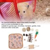 12Pcs Hamster Toy Set Natural Safe Hand Woven Teeth Grinding