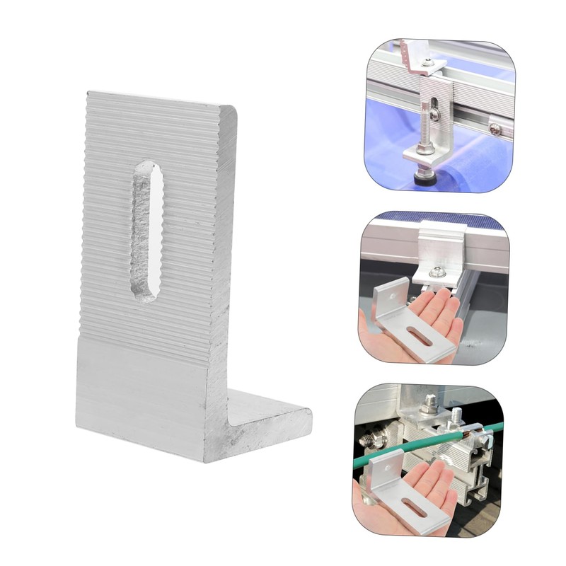 Gadpiparty Solar Panel Mounting Bracket for Roofs Sturdy Foot Design