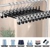 Trouser Hangers - 8 Pack Skirt Hangers with Adjustable Non