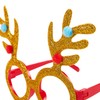 Funny Glasses for Christmas, Shiny Holiday Photo Booth Props, Assorted