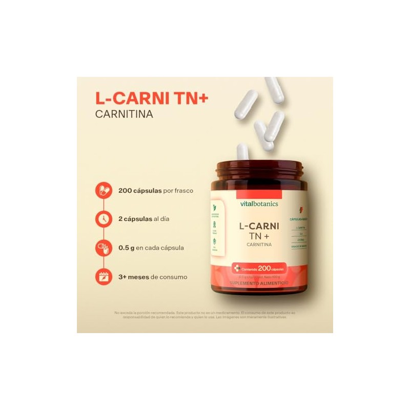 Vital Botanics L-Carnitina CLA Cetonas Vinagre de Manzana