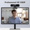 Makerstep Webcam for PC,HD 2K 1080P/30fps USB Webcam with Microphone,120°View