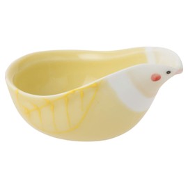 Saikai Pottery Hasami Ware H.Craft tori Tray (LaLa) 14731 Yellow