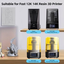 UniTak3D UniTak3D Photon Mono M5S/M5S Pro/M7 Pro/Saturn 3 Ultra ACF Release Film 10.1 Inch 3Pcs Fast FEP for High Speed Printing Suitable for ANYCUBIC Fast 12K 14K Resin 3D Printer-278x190(mm)
