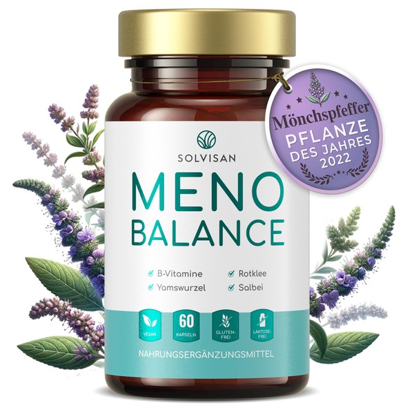 SOLVISAN Meno Balance - High Dose Yam Root, Red Clover,
