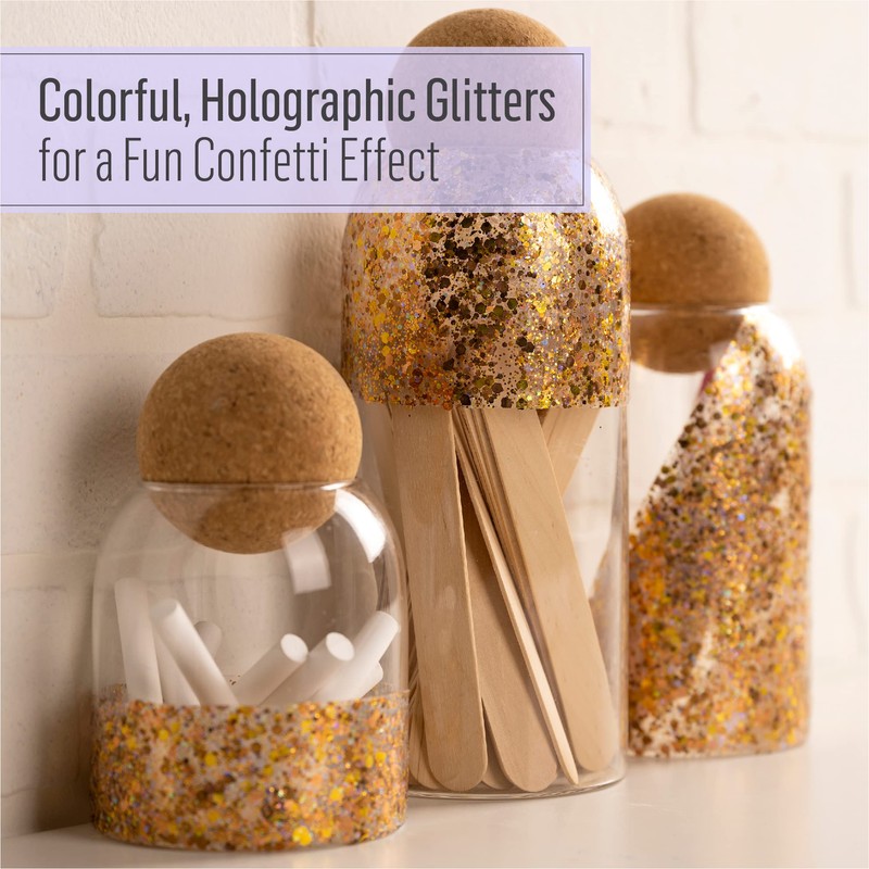 FolkArt Glitterific Pop Acrylic Craft Paint, Silver Lining 2 fl
