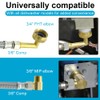 TTFLEX Dishwasher Installation Kit, 10 FT Stainless Steel Braided Hose