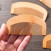 Set of 2 Wooden Comb Hair Wooden Comb Wooden Antistatic