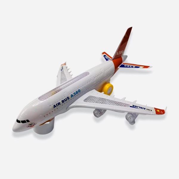 SDMAX Kids Airbus Flash Electronic Airline A380 Toy With Lights And Sound Deal On Children Gift, Educational Toy, Perfect Toy For Children, Sturdy And Durable