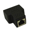 MyCableMart RJ45 CAT6/5E Ethernet 1 in, 2 Out Port Adapter/Coupler/Splitter