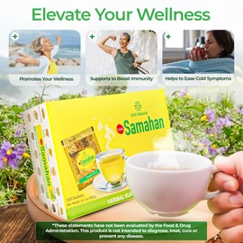 Samahan Tea bags 60 Tea Bags, Link Natural link saman, samahan tea, sri Lanka