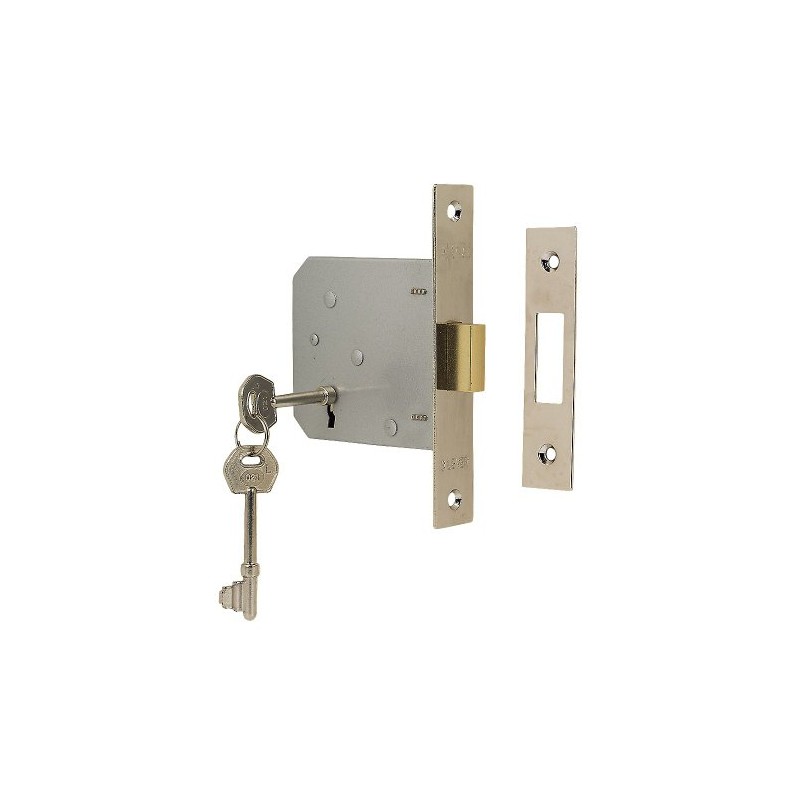 ERA 572-61 3-inch 76mm 3-Lever Deadlock with Chrome Effect
