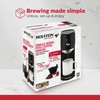 Holstein Housewares 2-in-1 Single Serve Coffee Maker, Dual Brew, Compatible