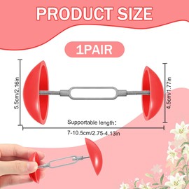 LONZIKP 1 Pair of Adjustable Shoe Stretchers, Shoe Width Shoe Stretcher, Universal Shoe Stretcher for Sports Shoes, Leather Shoes, High Heels (Adjustable Shoe Width 7-12 cm)