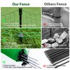 Temporary Fence for Dogs Outdoor: Plastic Fencing Garden Fence Barrier