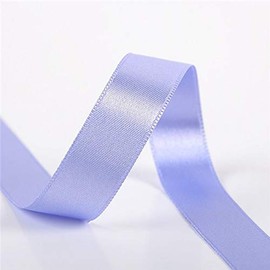 PST C035 Spool of Double Sided Satin Ribbon 25 m 15 mm Light Lilac