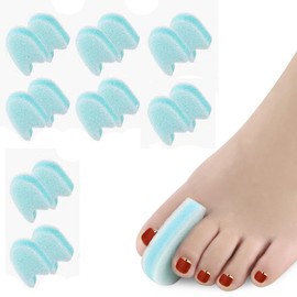 Skeerthy Foam Toe Separators, Toe Spacers 20 Pack Bunion Corrector for Align Toes and Prevent Corn, Blister, Hammer Toe Relief