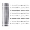 8 Piece Jewelry Saw Blades Kit,High Carbon Steel Spiral Teeth