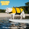 FainFun Dog Life Jacket, Orange, for Small and Large Dogs,