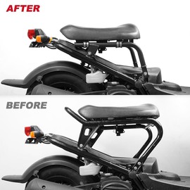 xitomer Lowering Seat Frame Fit for Ruckus/Zoomer NPS50 2003-2024, 2.5" 65mm Lowering Seat Frame Replacement 6" 155mm Backward