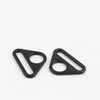 JIHUOO Pack of 20 Metal Triangle Buckle Triangle Ring Swivel