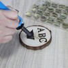 FrogBro Pack of 26 Wood Burning Pyrograph Soldering Tip Stamps,