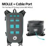 Motorcycle Tank Bag Waterproof 2L Motorcycle Front Pocket with Removable