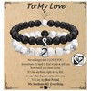 OAVOOK Matching Bracelets for Couples Gifts for Him And Her