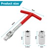 JNNJ 3-Piece Spark Plug Wrench Set, T-Handle Spark Plug Wrench