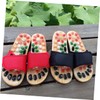 COLLBATH Natural Jade Massage Slippers Foot Health Care Cobblestone Shoes