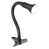 Searchlight Task clamp lamp desk partner black flexi clip (P4122BK)
