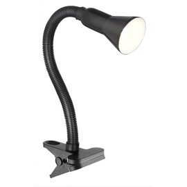 Searchlight Task clamp lamp desk partner black flexi clip (P4122BK)