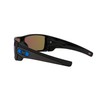 Oakley Men's OO9101 Batwolf Rectangular Sunglasses, Polished Black/Prizm Sapphire, 27