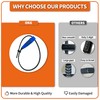 OKG 4-Digit Combination Zip Tie Lock - Anti-Scratch Stainless Steel