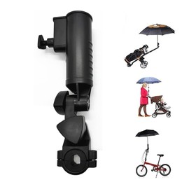 Courage Joy Kindness Adjustable Golf Umbrella Holder,Universal Umbrella Stand with Double Knob for Chair Stroller Wheelchair Fishing Bike Beach