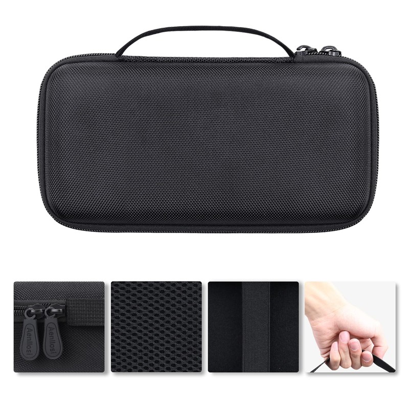 Aenllosi Hard Case for Shure SM58/PGA48/PGA58/SM48S/BETA 58A/SV200/SV100/KSM8 Microphone, Black, black,