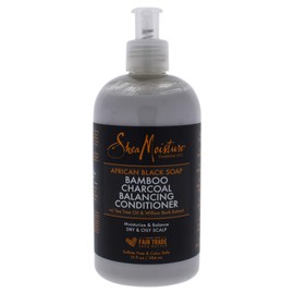 Shea moisture African Black Soap Bamboo Charcoal Conditioner 13oz