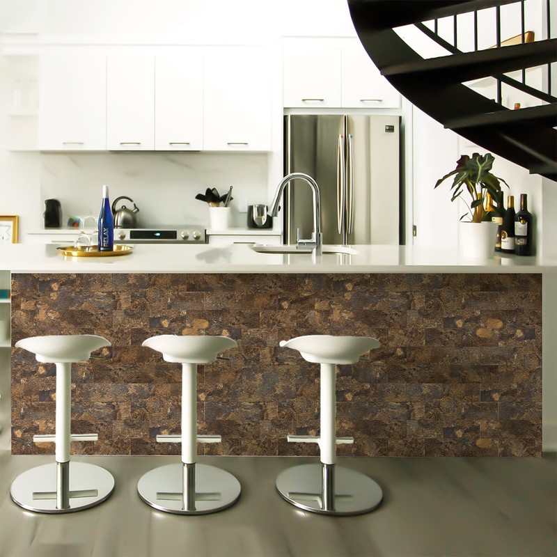 StyloVue 100 Pieces Peel and Stick Backsplash for Kitchen, 3"