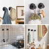 Suction Cup Hooks for Shower, Towel Hooks for Bathrooms, Bath