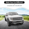 White Front Bumper Tow Hook Covers Compatible with F150 2009-2025