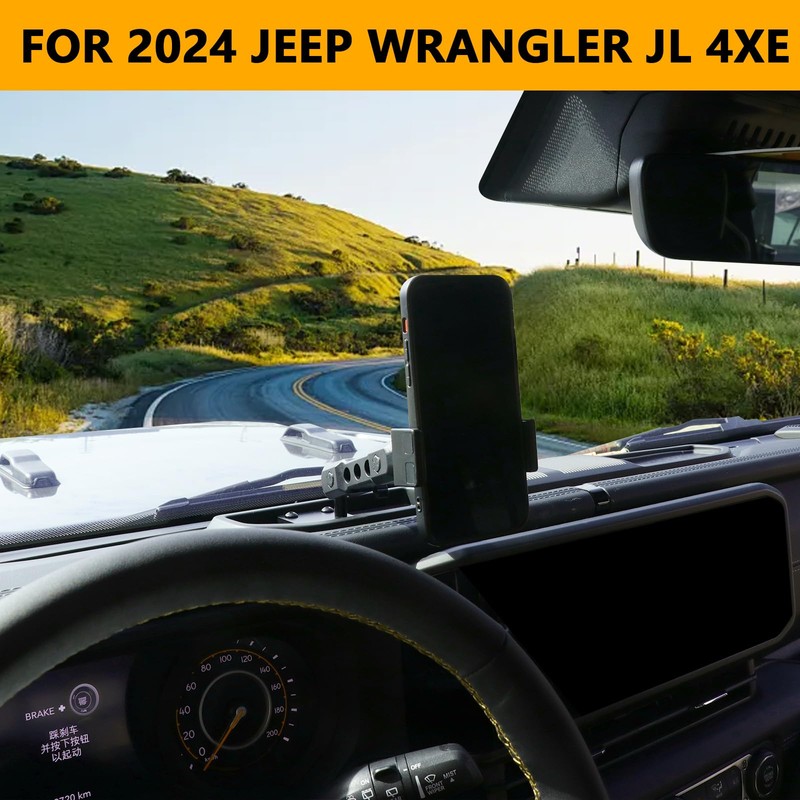 West-xingzhe Dash Teléfono de Montaje para Jeep Wrangler JL 2024