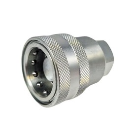 Female Trailer Brake Quick Release Coupling, DN08, 150 Bar Rated, 24 L/min (3/8" BSP)