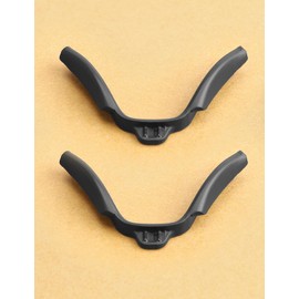 Kygear 2 Pairs Black Silicone Replacement Nose Piece Compatible with Oakley Crosslink MNP/Mainlink MNP/Airdrop MNP Sunglasses, Anti-Slip Silicone Rubber Nose Cushions Nose Guard Nose Pads