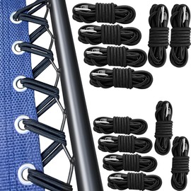 KEPYDRMTF Zero Gravity Chair Replacement Cord，12 Pack Elastic Cords, Repair Straps for Outdoor Patio Lounge Chair, Recliner (53" x6+78" x6)