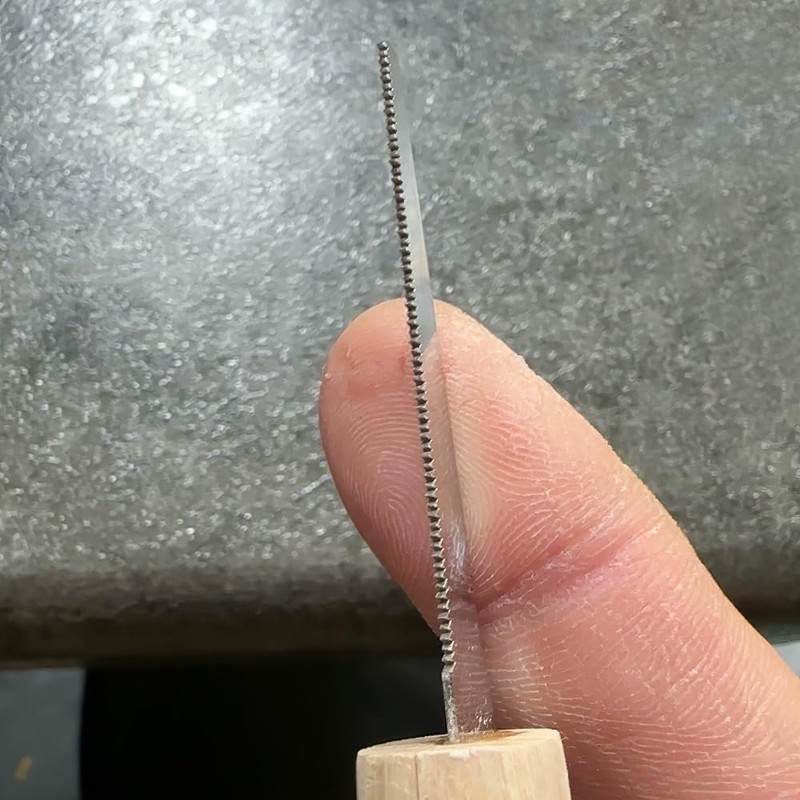 Guitar Bridge Pin Hole Slotting Saw Files for Instrument Repairing
