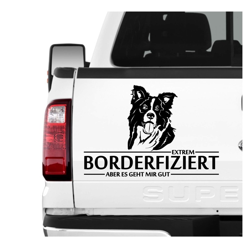siviwonder Car Sticker Border Collie Dog Infected Dog Sticker 30