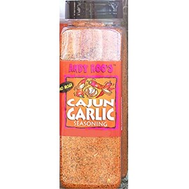Andy Roo's Cajun Garlic Seasoning (No MSG), 28 Ounce Bulk Shaker
